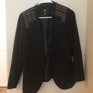 Form fitting Studded Blazer.